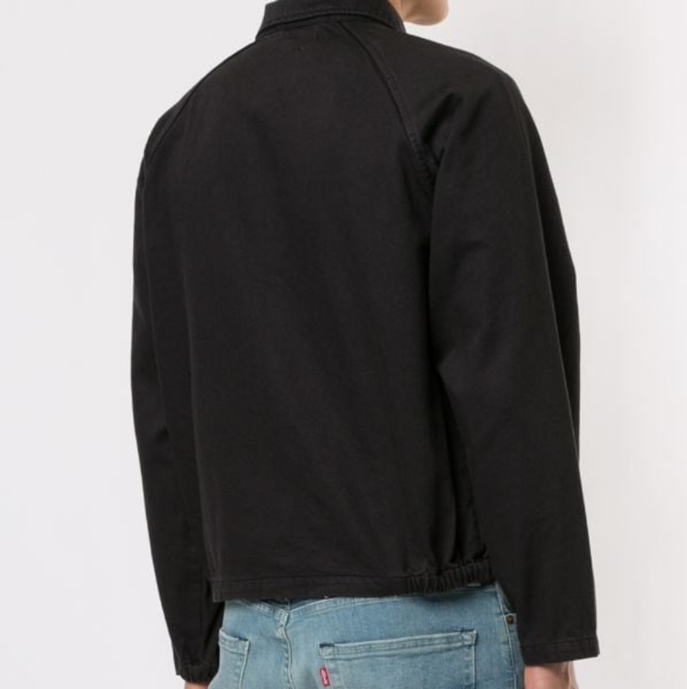 NWT SUPREME black jean twill jacket - Picture 3 of 4